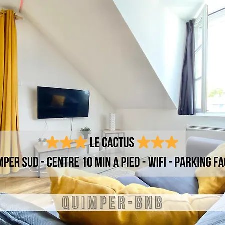Appartement Le Cactus - Beau T2 - 10 Min Du Centre A Pied Et Parking Facile *