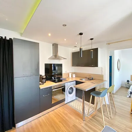 Appartement Le Cactus - Beau T2 - 10 Min Du Centre A Pied Et Parking Facile Quimper